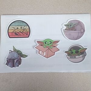 Baby Yoda Stickers Bundle